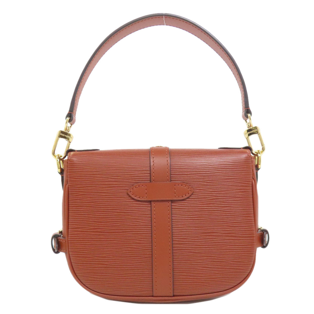 LOUIS VUITTON Handbag Epi Brown Saumur BB