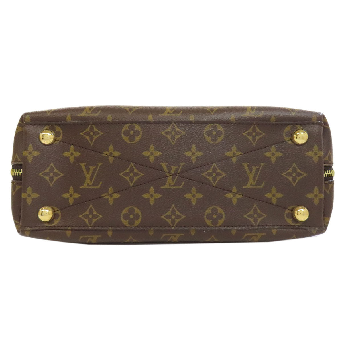 LOUIS VUITTON Handbag Monogram canvas Brown Waterloo