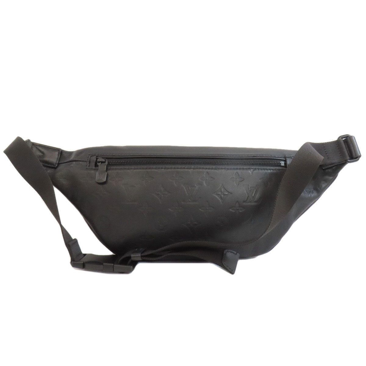 LOUIS VUITTON Sling bag leather black Discovery Bumbag PM