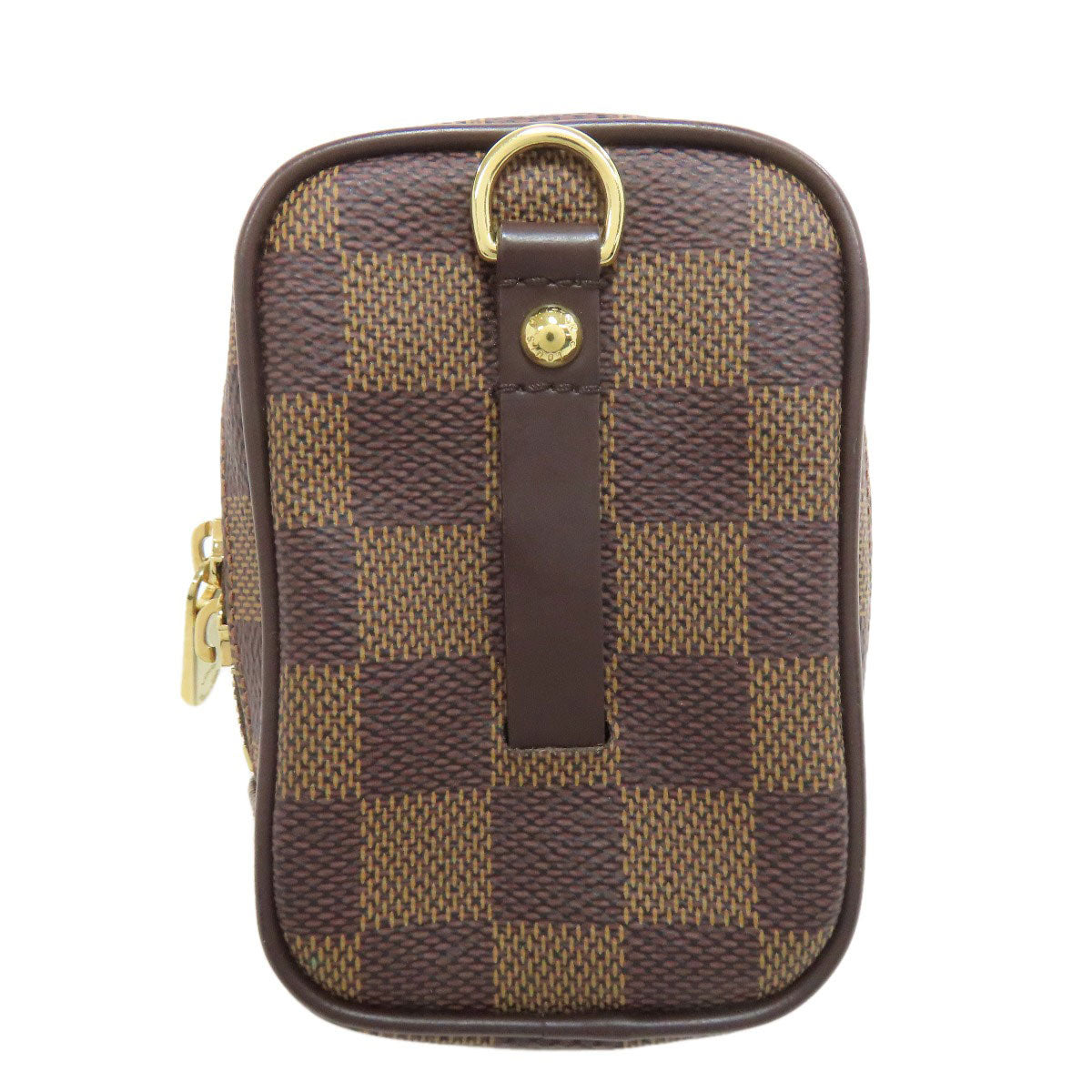 LOUIS VUITTON Accessory pouch Damier canvas Brown Etui Okapi PM Women