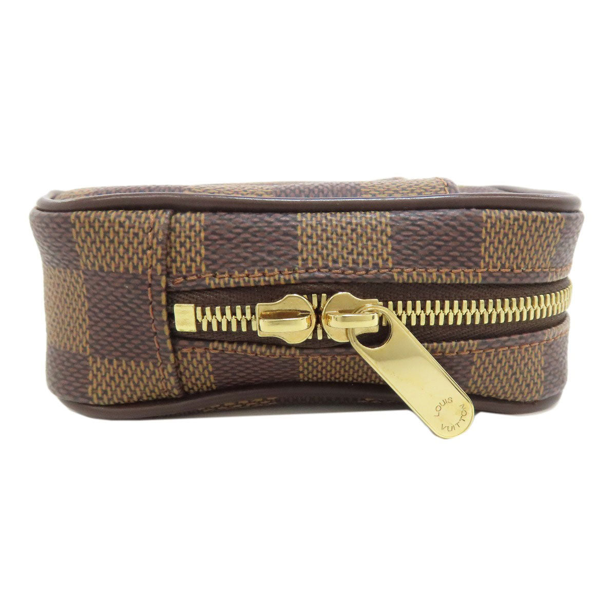 LOUIS VUITTON Accessory pouch Damier canvas Brown Etui Okapi PM Women