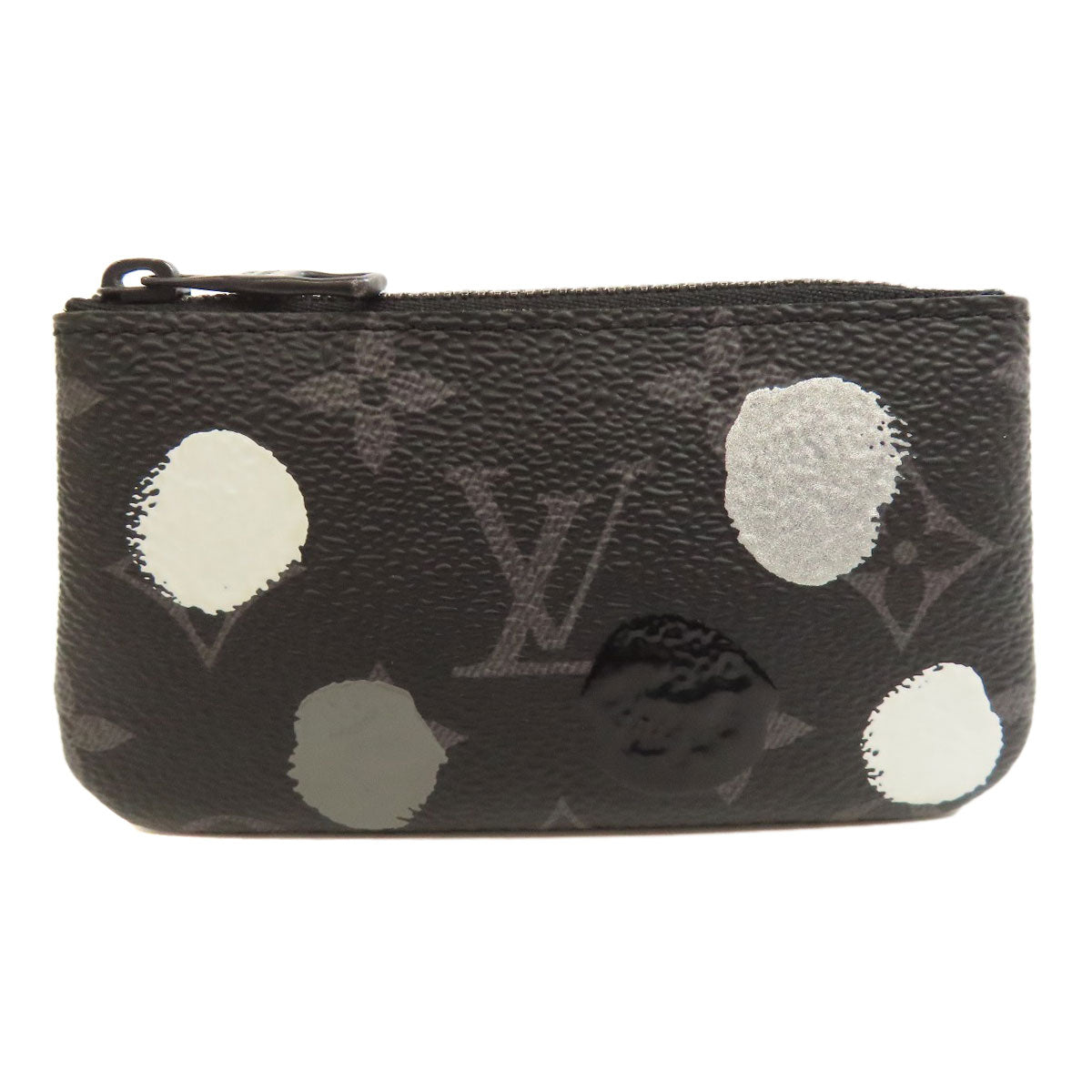 LOUIS VUITTON Key case Key holder Monogram Eclipse black Pochette Cle collaboration with Yayoi Kusama mens