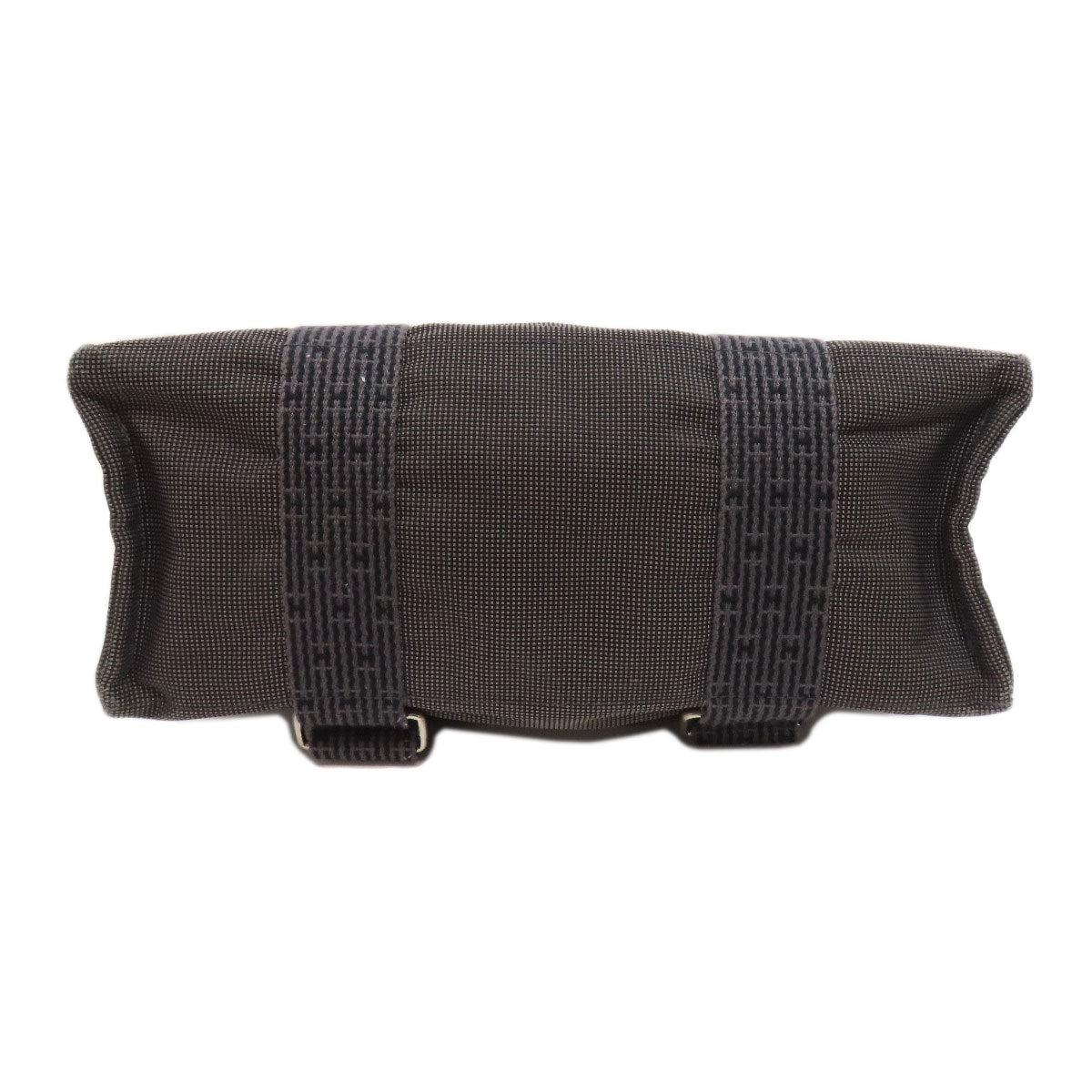 HERMES Handbag canvas gray Her Line ad MM