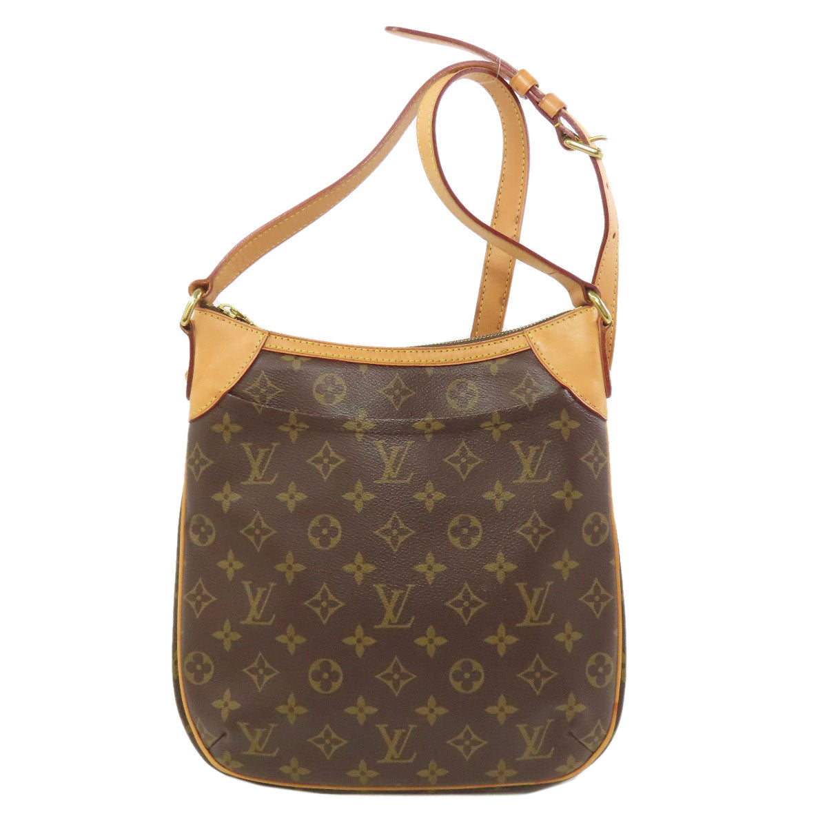 LOUIS VUITTON Shoulder Bag Monogram canvas Brown Odeon PM Women