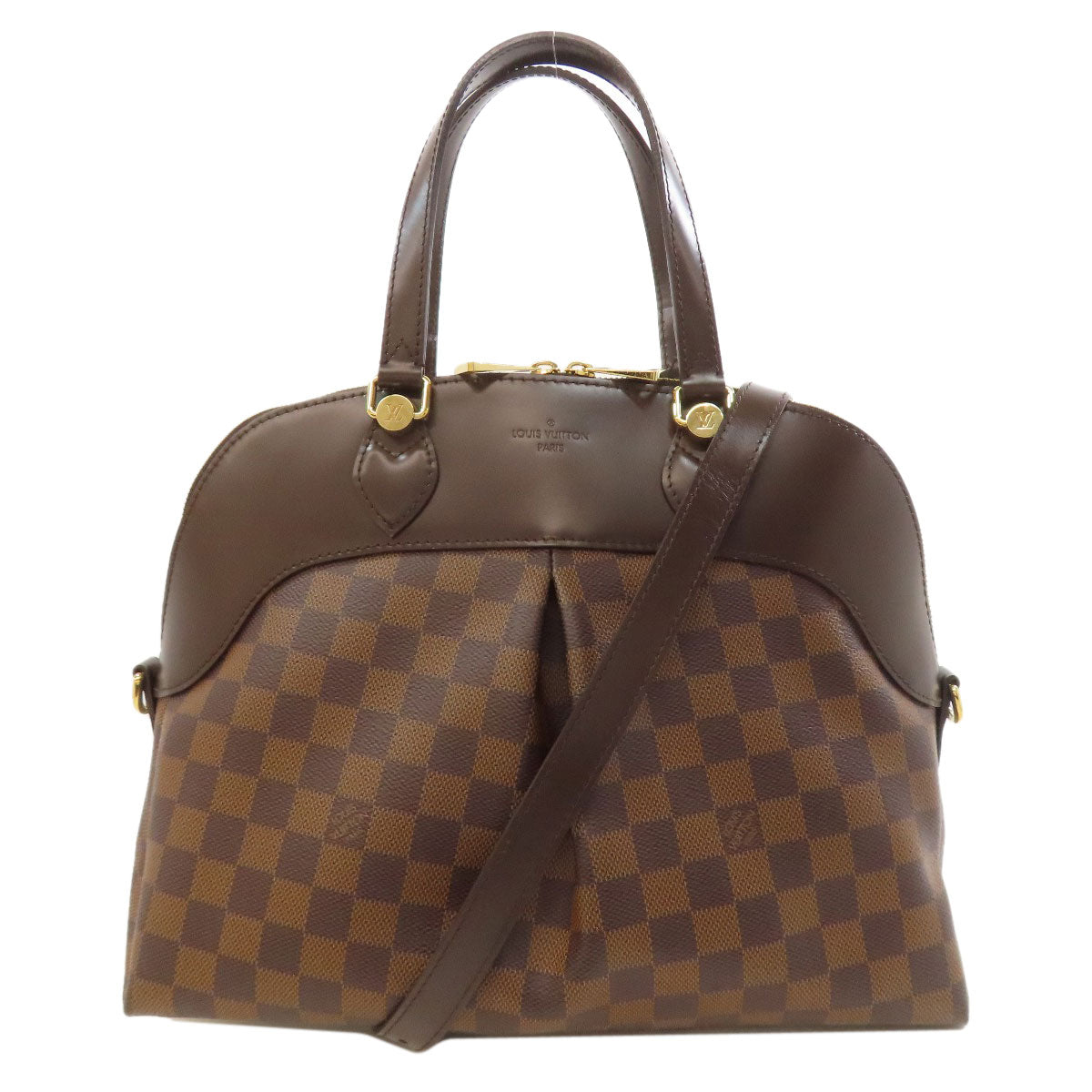 LOUIS VUITTON Handbag Damier canvas Brown Salvi Women