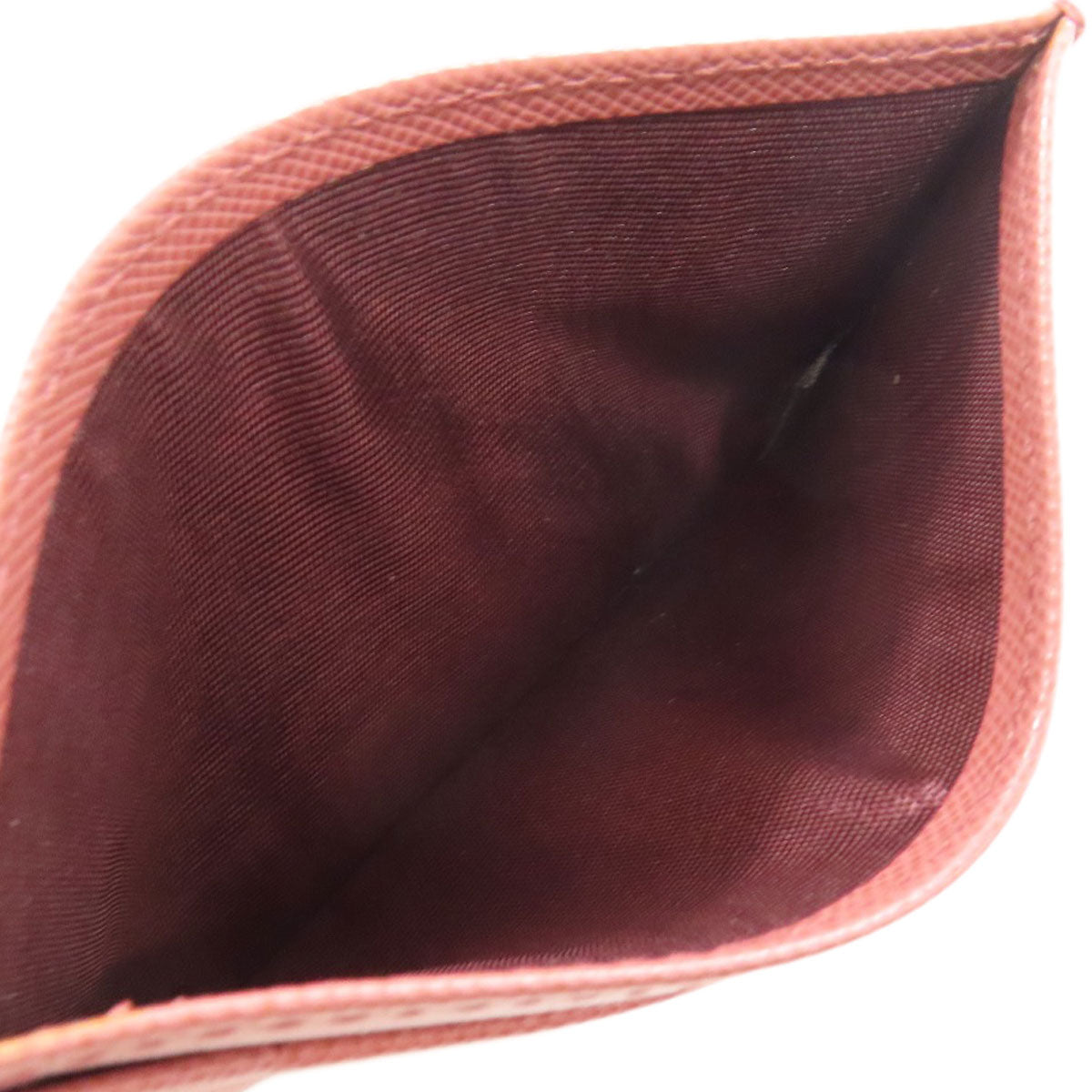 PRADA Card Case Safiano pink logo Women