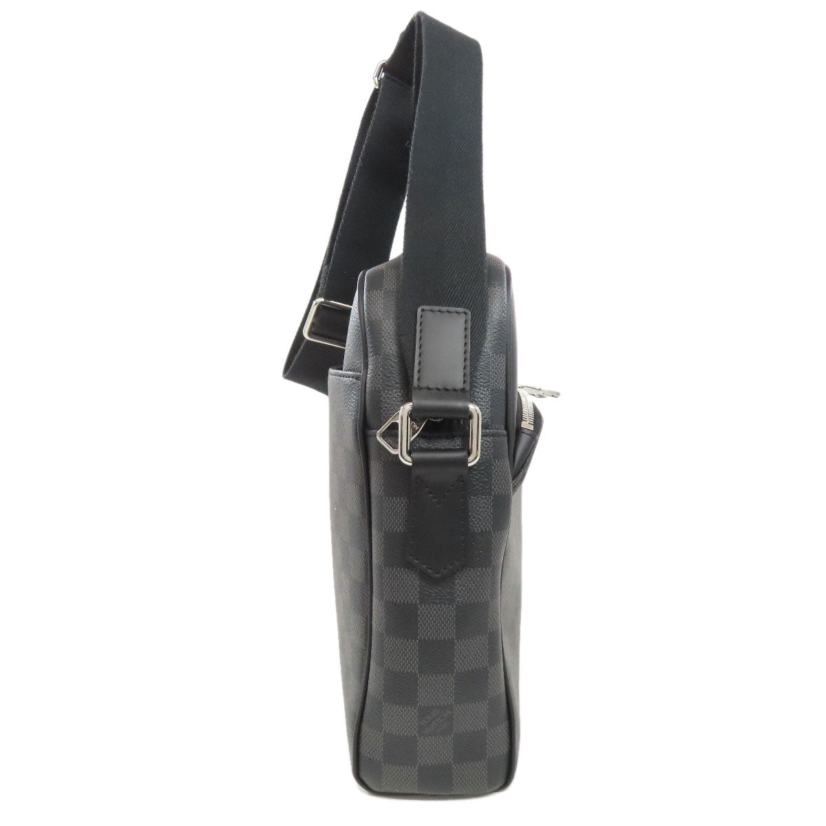 LOUIS VUITTON Shoulder Bag Damier canvas black Dayton MM Women