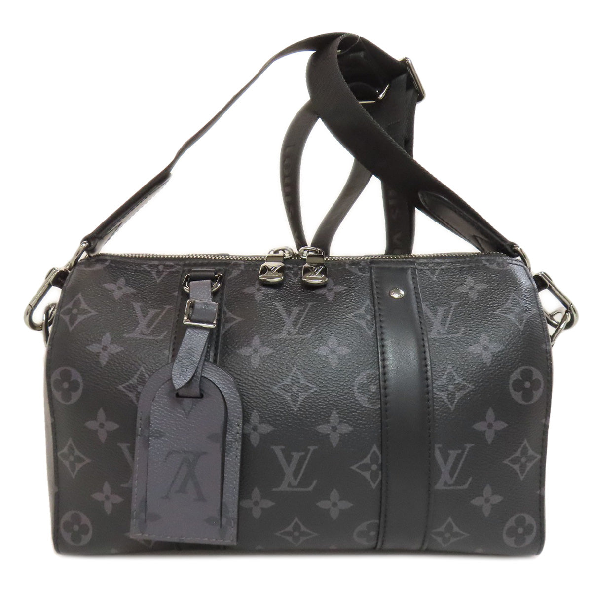 LOUIS VUITTON Shoulder Bag Monogram canvas black City Keepall Women