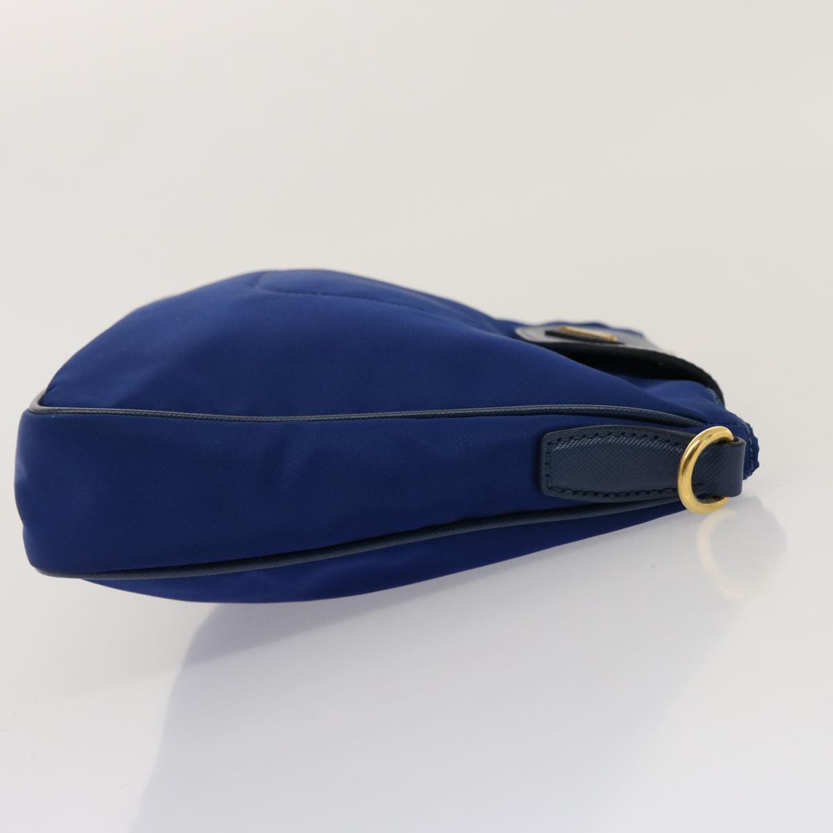 PRADA Shoulder Bag Nylon Blue Auth 75359