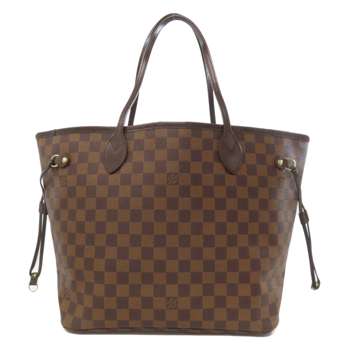 LOUIS VUITTON Tote Bag Damier canvas Brown Neverfull MM Old