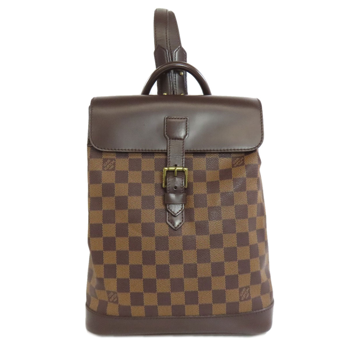 LOUIS VUITTON Backpack Damier canvas Brown Soho