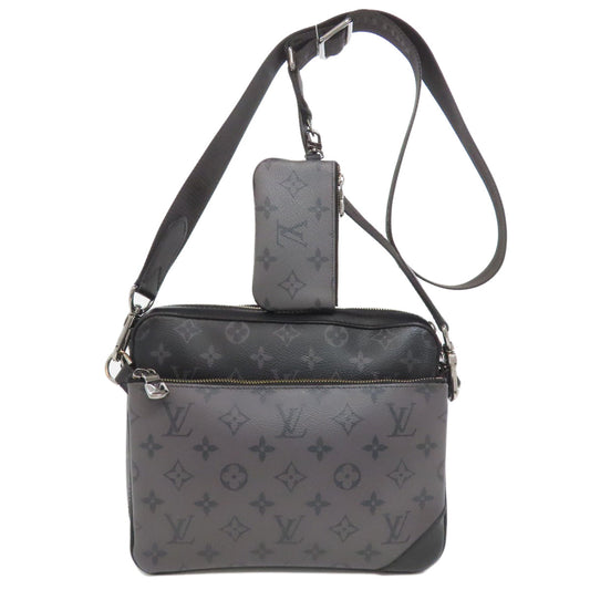 LOUIS VUITTON Shoulder Bag Monogram Eclipse black Trio Messenger Women
