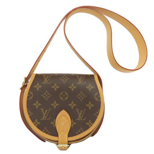 LOUIS VUITTON Shoulder Bag Monogram canvas Brown Tamburan Women