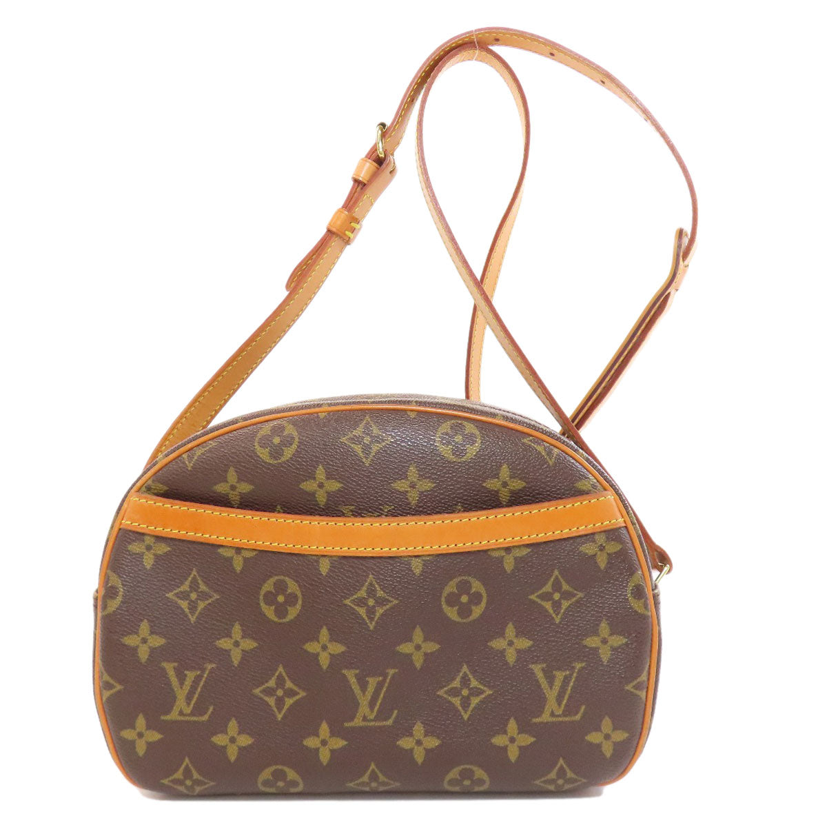 LOUIS VUITTON Shoulder Bag Monogram canvas Brown Blois