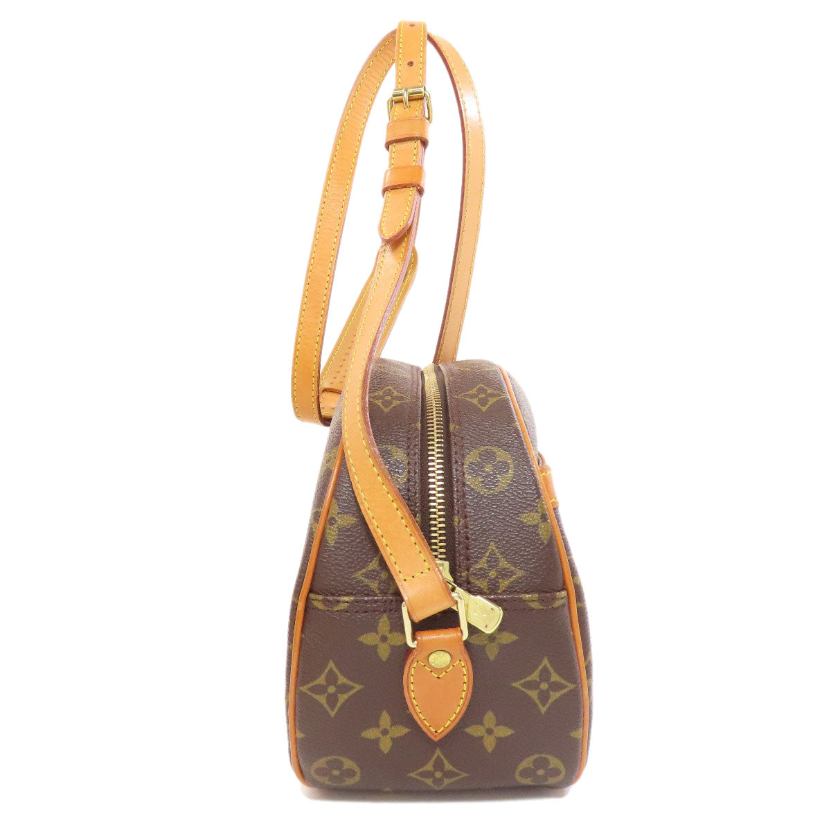 LOUIS VUITTON Shoulder Bag Monogram canvas Brown Blois
