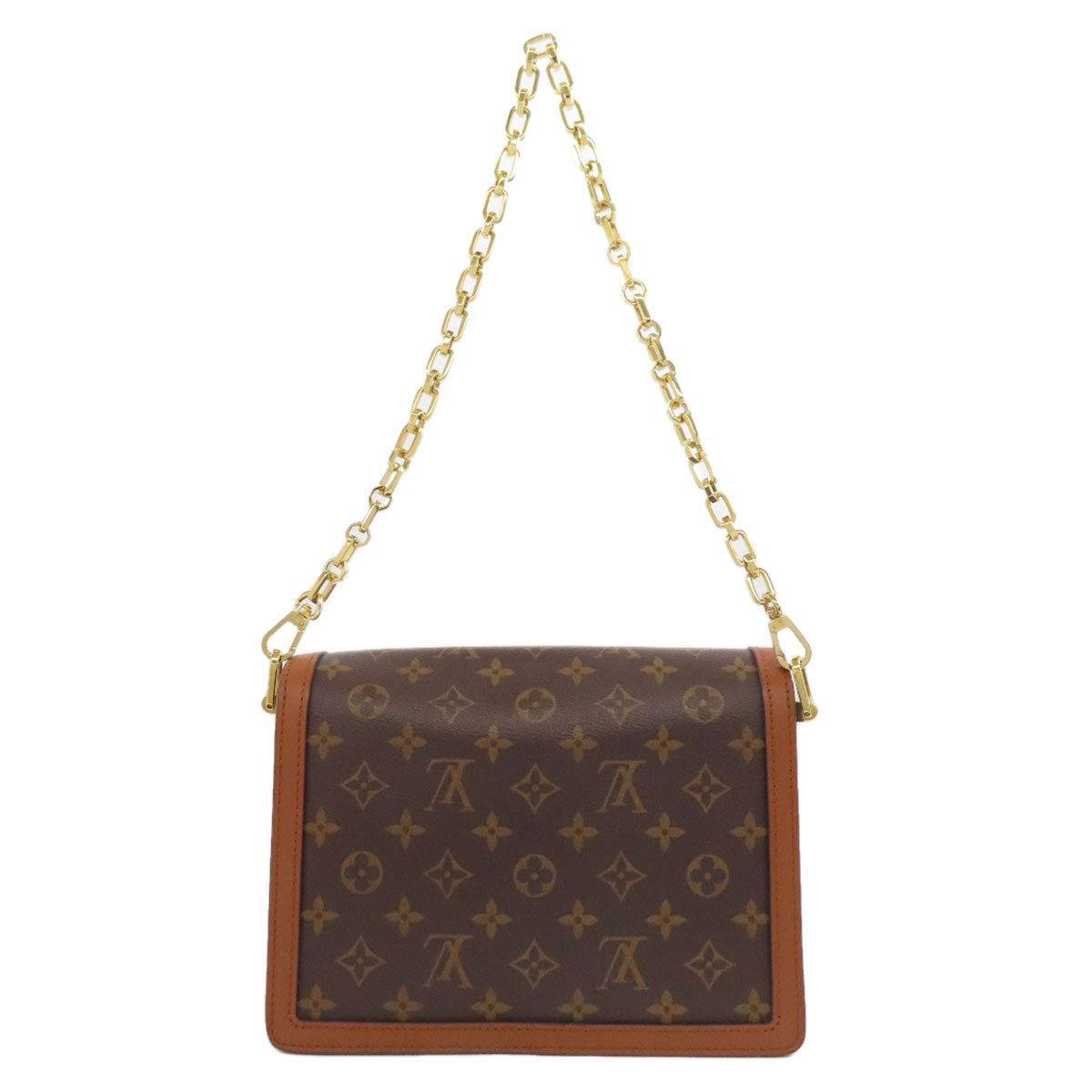 Designer Women's Crossbody Bag | LOUIS VUITTON Shoulder Bag Monogram reverse Brown Dauphine MM