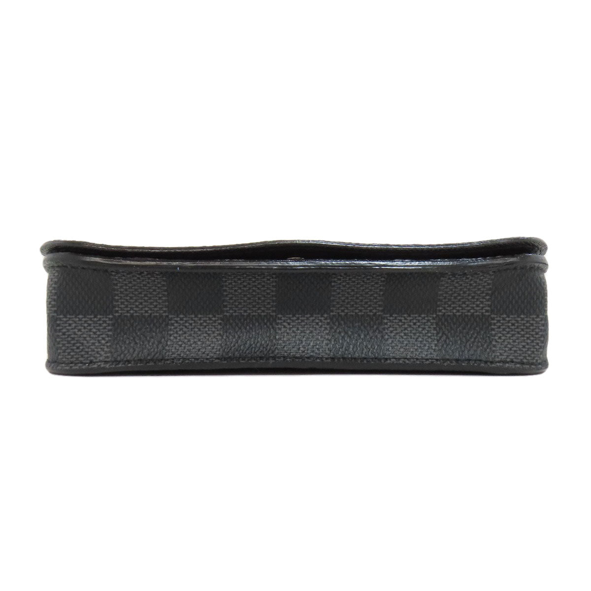 LOUIS VUITTON Sling bag Damier canvas black sun tulle Pochette homme Women