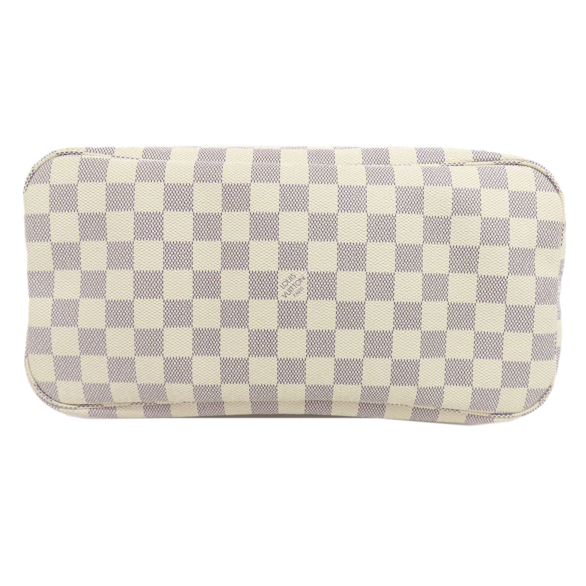 LOUIS VUITTON Tote Bag Damier canvas white Neverfull MM Old Women