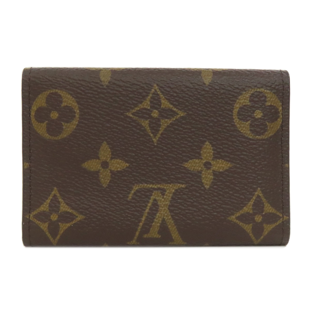 LOUIS VUITTON Key case Key holder Monogram canvas Brown Multicles6 Women