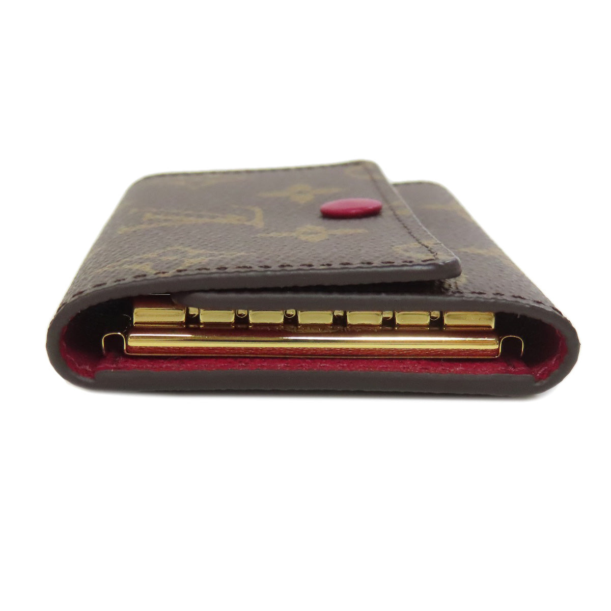 LOUIS VUITTON Key case Key holder Monogram canvas Brown Multicles6 Women
