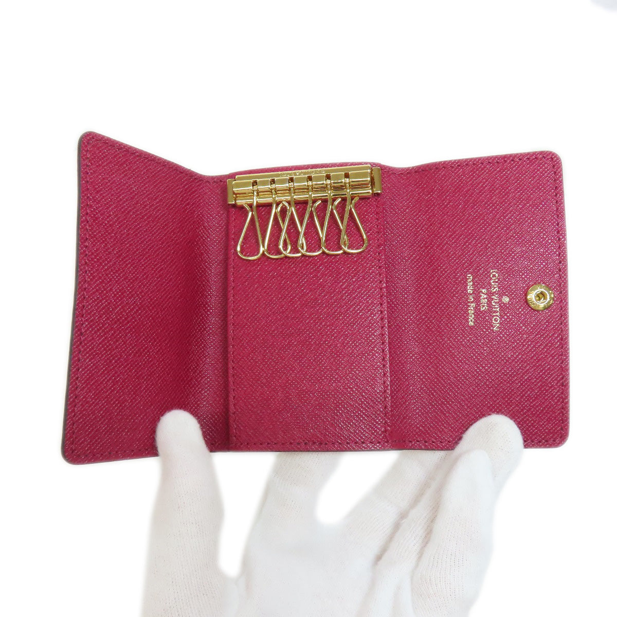 LOUIS VUITTON Key case Key holder Monogram canvas Brown Multicles6 Women