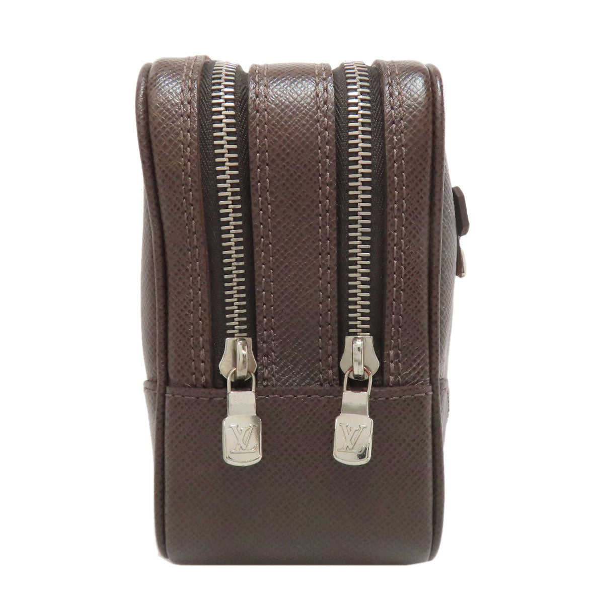 Luxury Women's Handbag | LOUIS VUITTON business bag Taiga Leather Brown Pavel