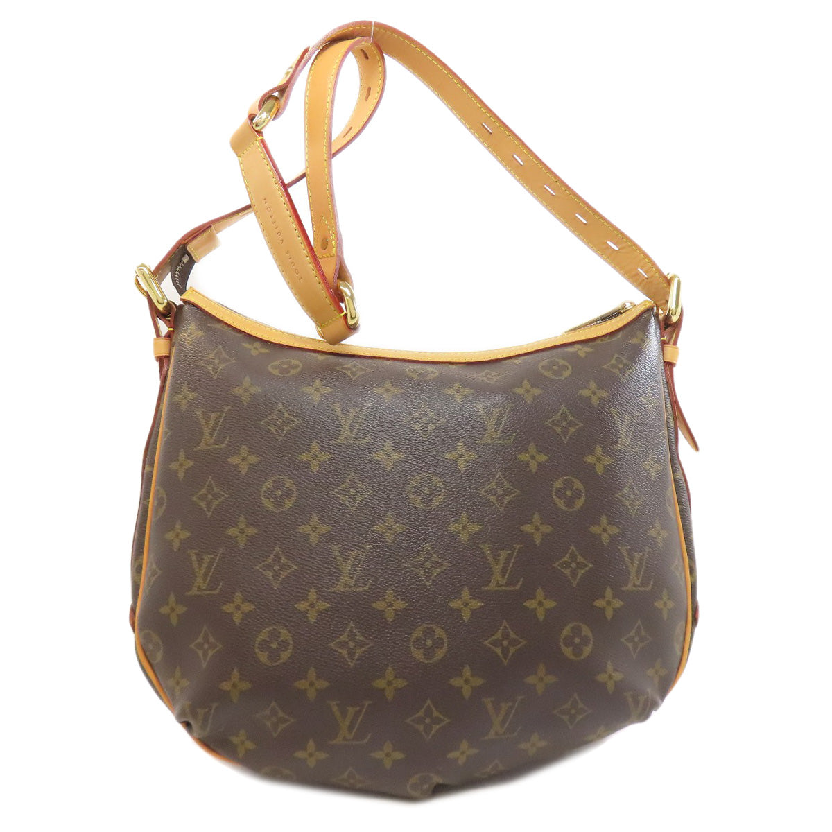 LOUIS VUITTON Shoulder Bag Monogram canvas Brown Tulum GM