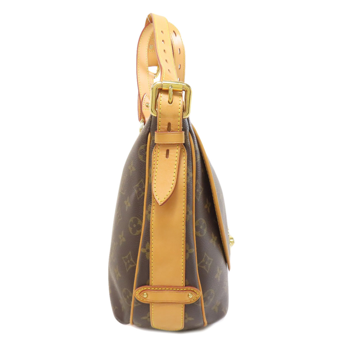 LOUIS VUITTON Shoulder Bag Monogram canvas Brown Tulum GM