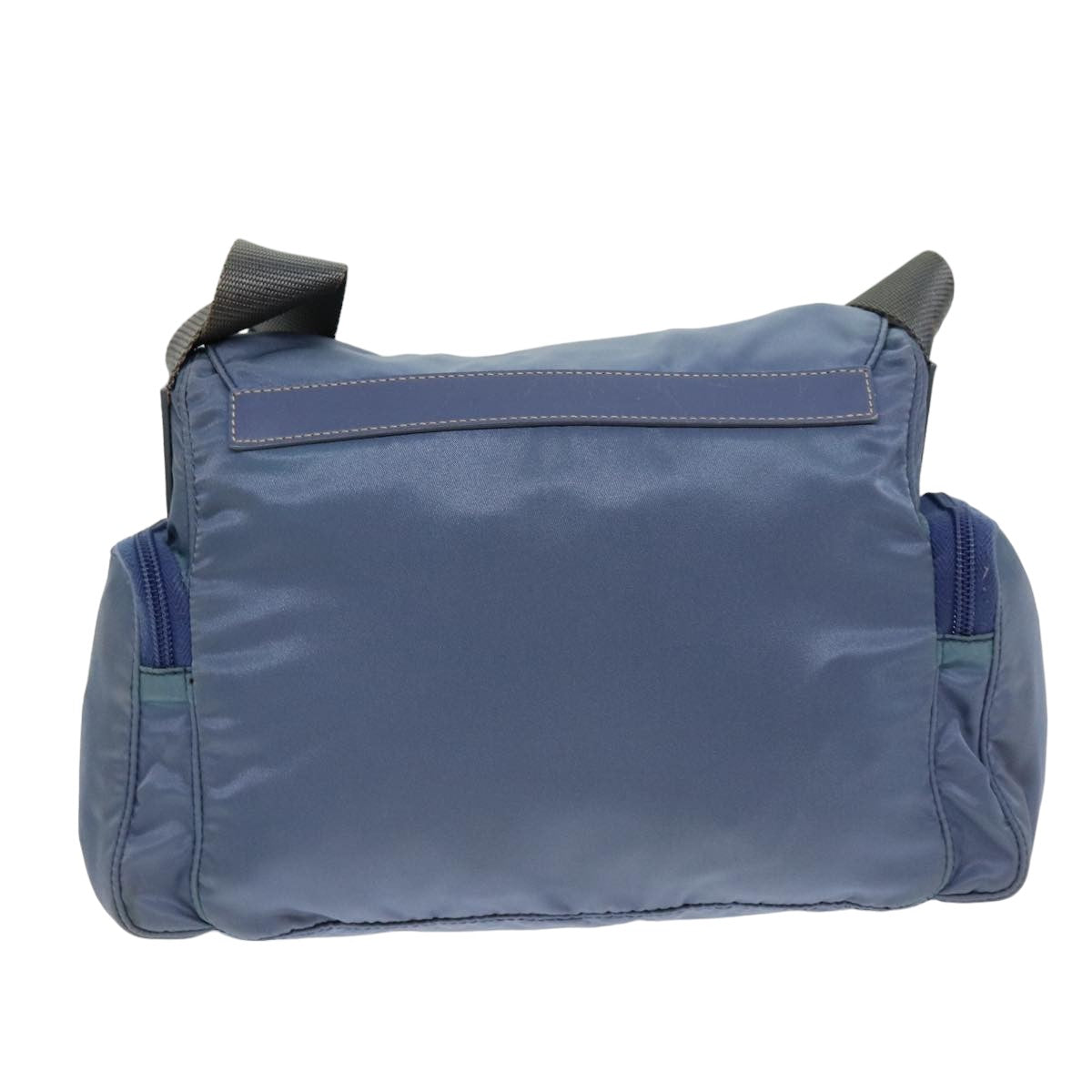 PRADA Shoulder Bag Nylon Blue Auth 75575
