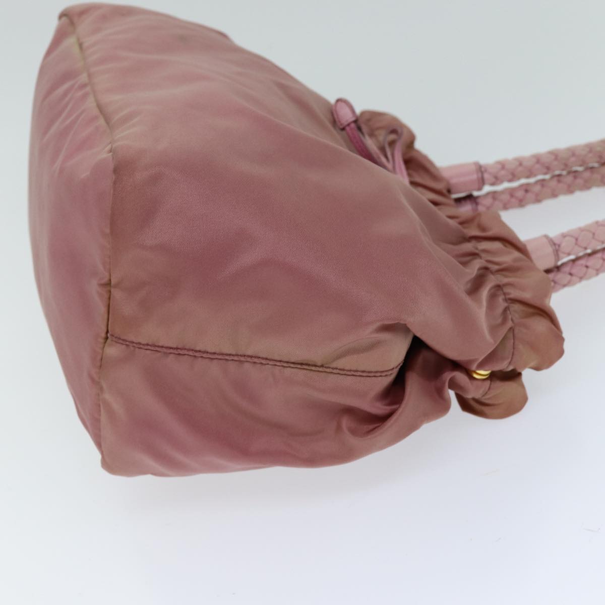 PRADA Hand Bag Nylon 2way Pink Auth