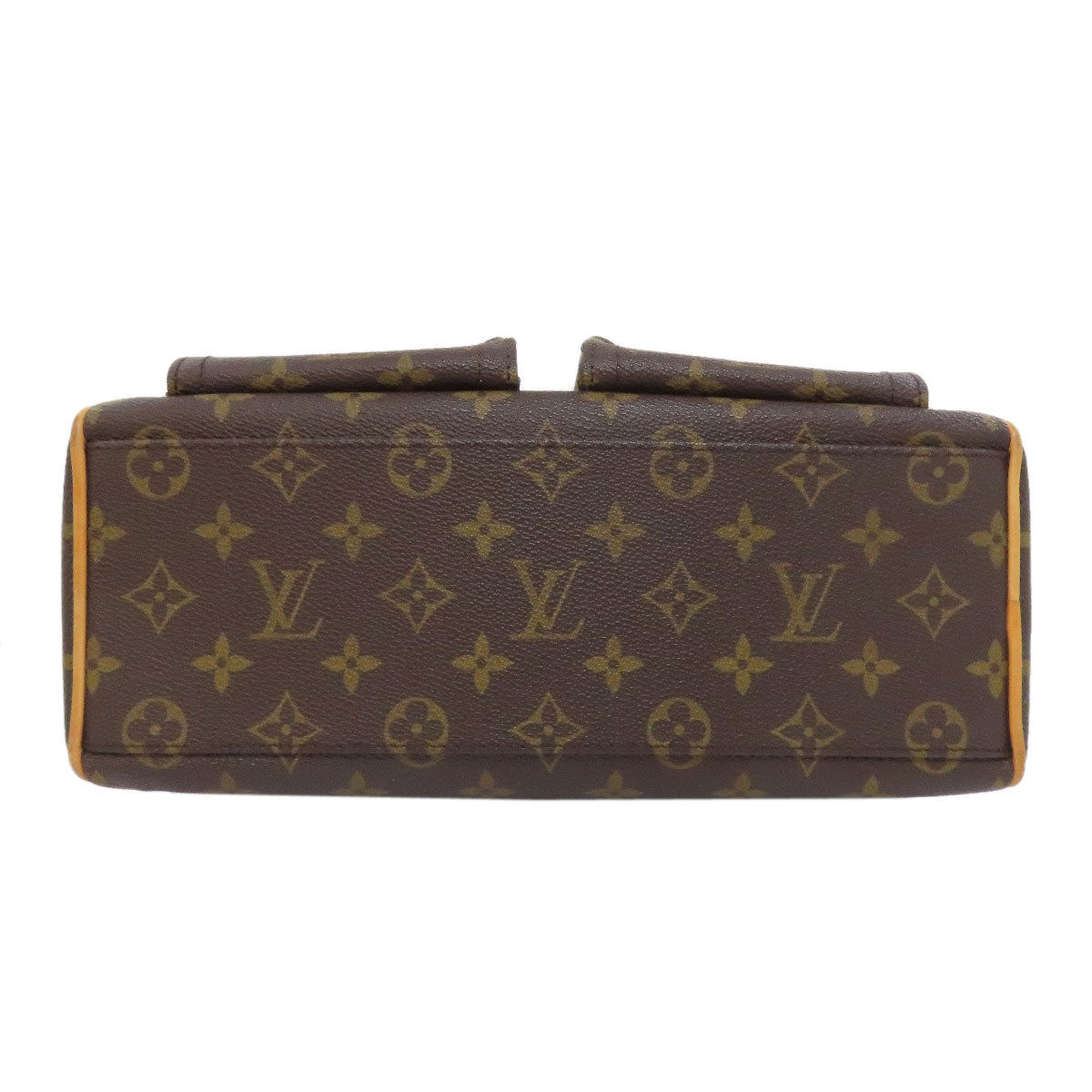LOUIS VUITTON Handbag Monogram canvas Brown Manhattan PM Women