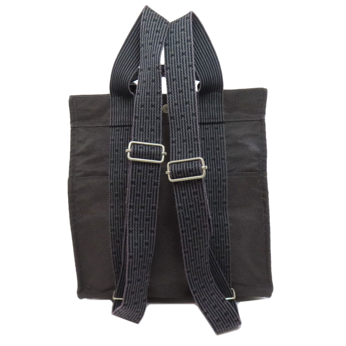 HERMES Backpack canvas gray Her Line ad MM