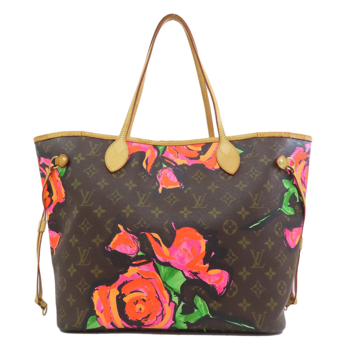 LOUIS VUITTON Tote Bag Monogram canvas Brown Neverfull MM Old Women