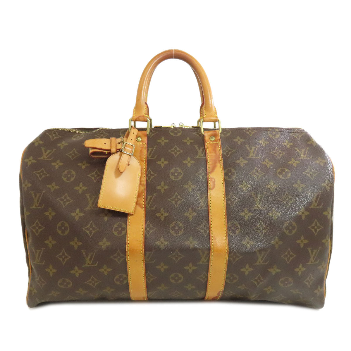 LOUIS VUITTON Boston Duffel bag Monogram canvas Brown Keepall 45