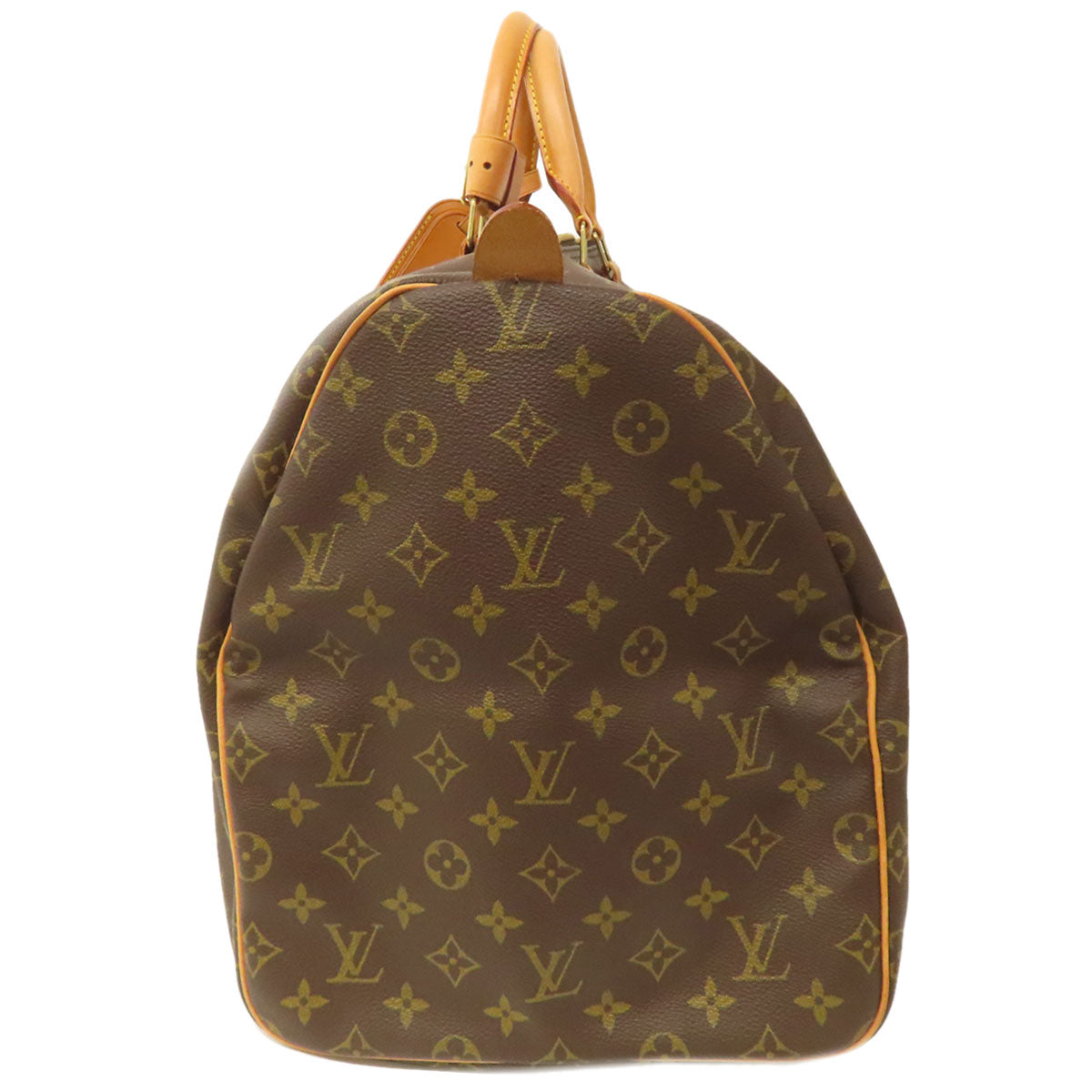 Luxury Women's Handbag | LOUIS VUITTON Boston Duffel bag Monogram canvas Brown Keepall 55