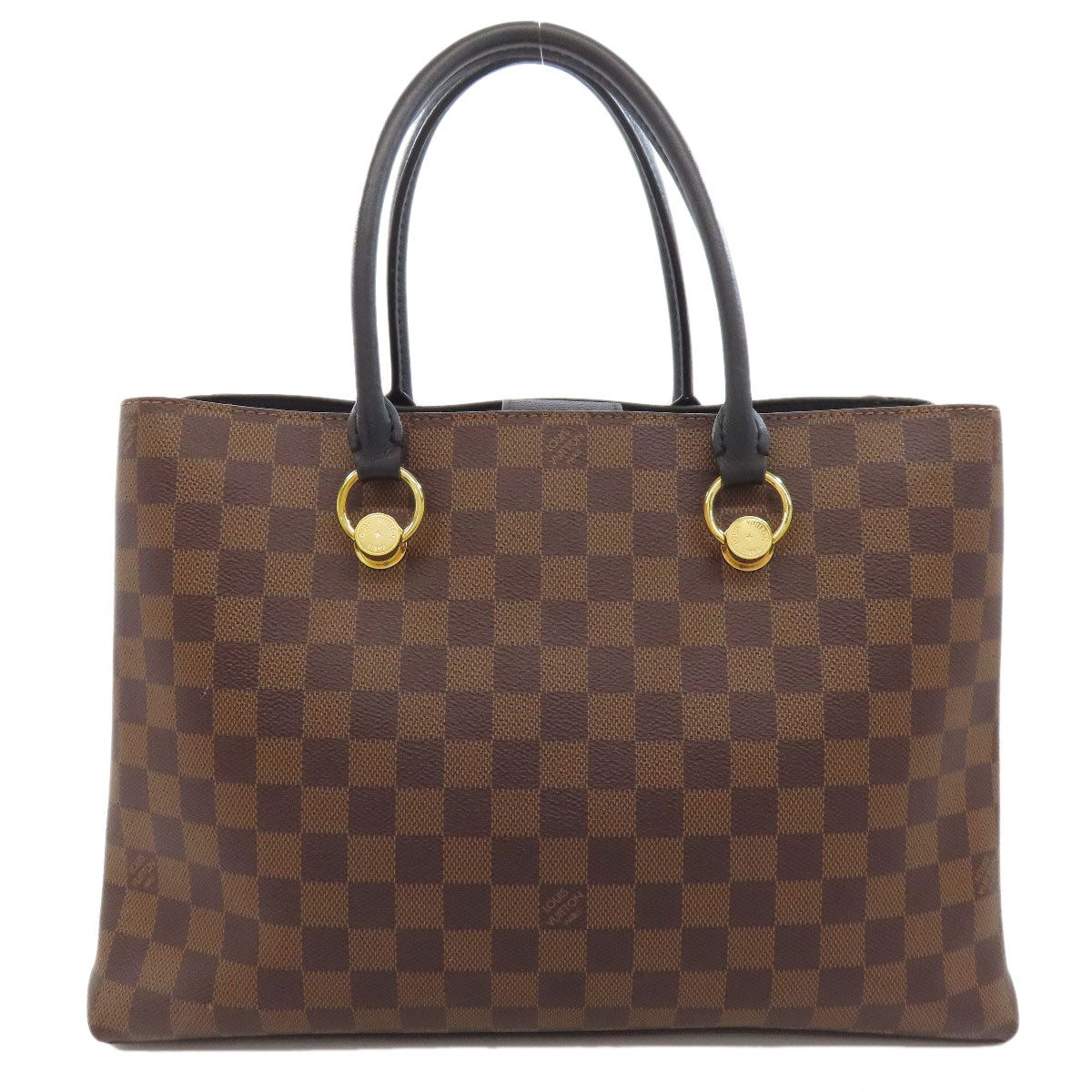 LOUIS VUITTON Handbag Damier canvas Brown Riverside Women
