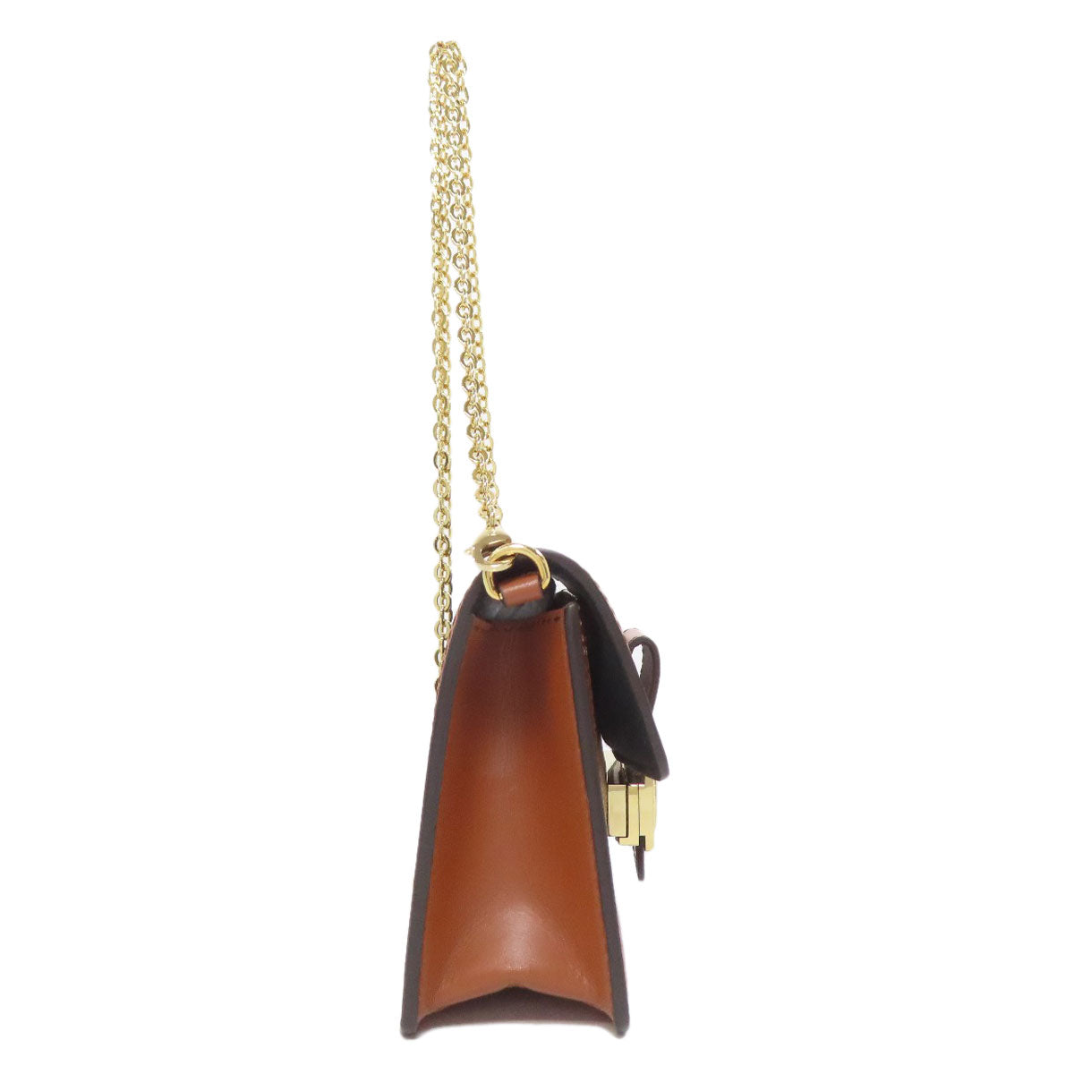 LOUIS VUITTON Shoulder Bag Monogram reverse Brown Portefeuille Dauphine Women