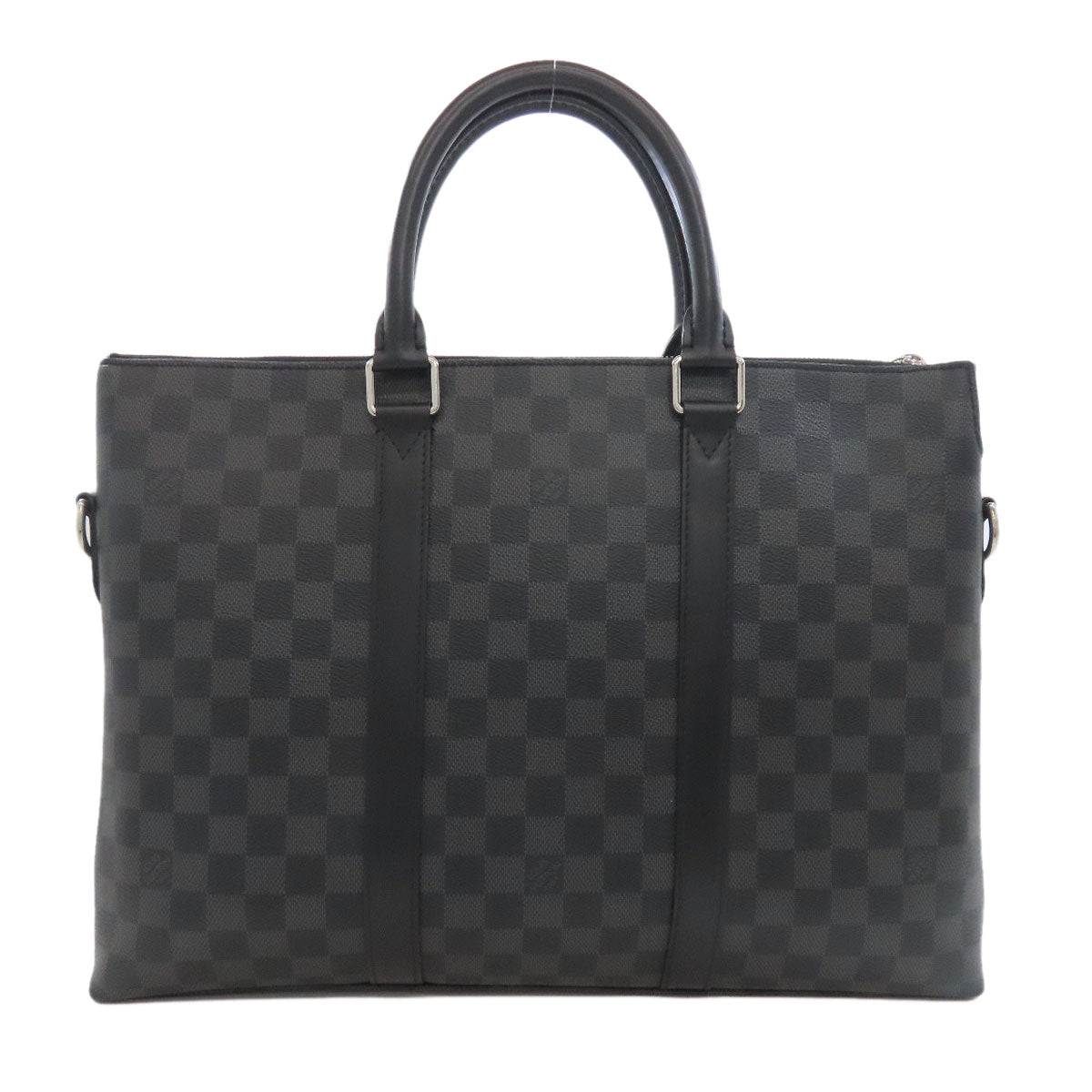 LOUIS VUITTON Business bag Damier canvas gray Anton Briefcase mens