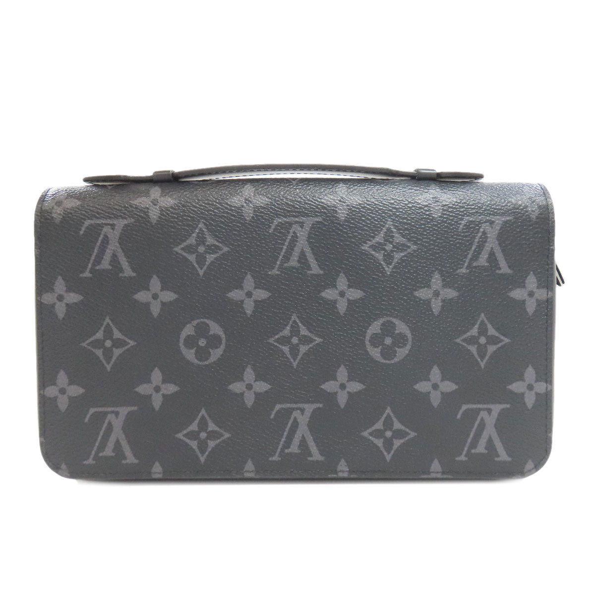 LOUIS VUITTON business bag Monogram Eclipse black Zippy XL mens