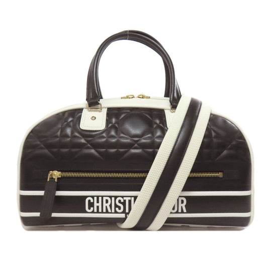 Christian Dior Handbag Calfskin black Bowling bag