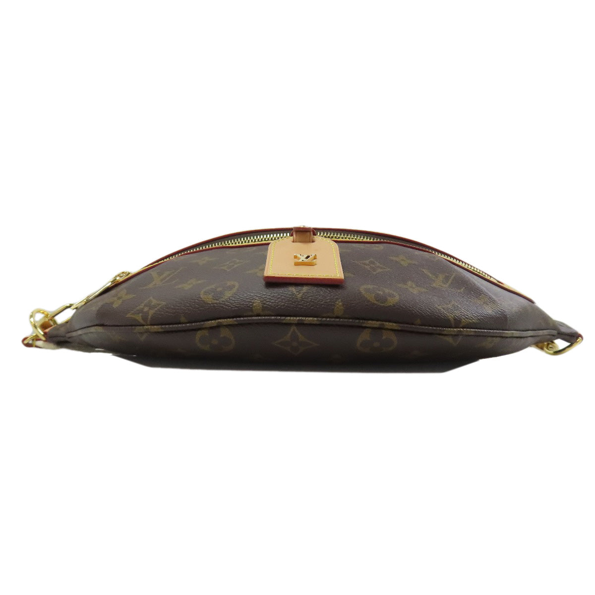 LOUIS VUITTON Hip bag Monogram canvas Brown high rise Women