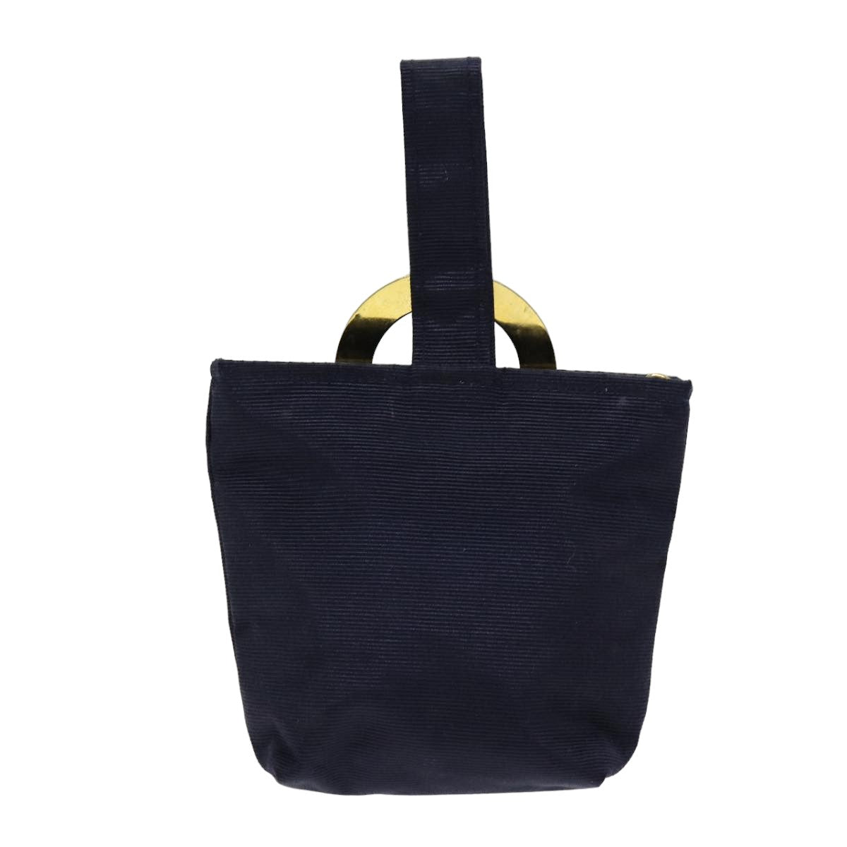 Luxury CELINE Pouch Nylon Navy 75656