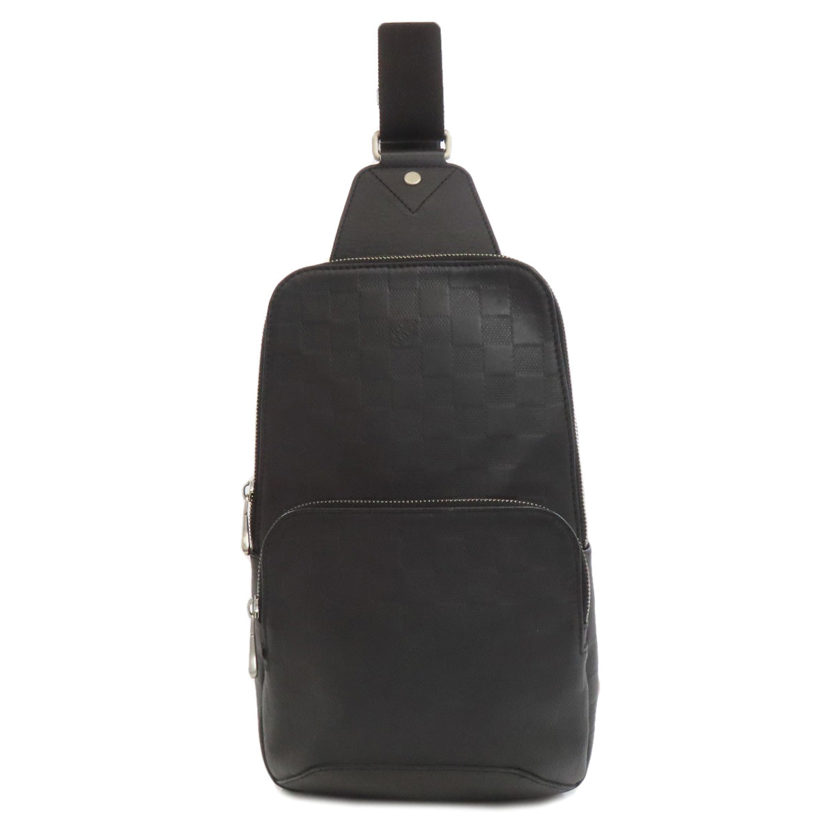 LOUIS VUITTON Sling bag Damier Anfini black Avenue Sling