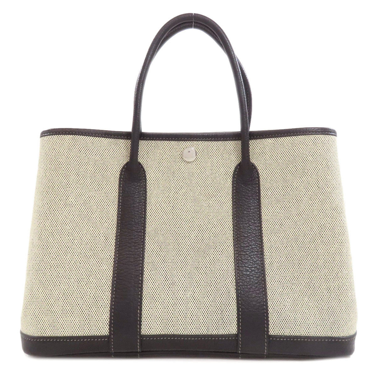 HERMES Handbag Tower ash gray Garden party TPM