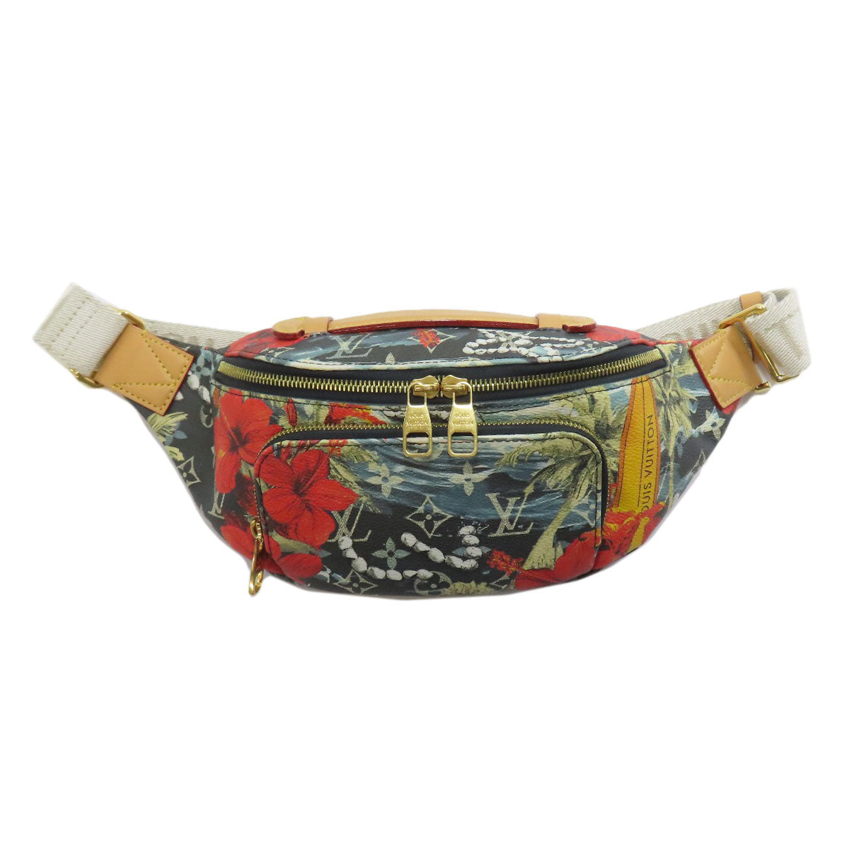 LOUIS VUITTON Sling bag Coated canvas multicolor Bumbag Surfing Monogram Rush