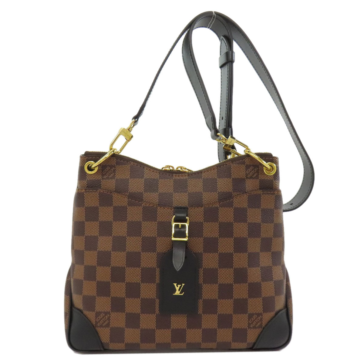 LOUIS VUITTON Shoulder Bag Damier canvas Brown Odeon NM PM