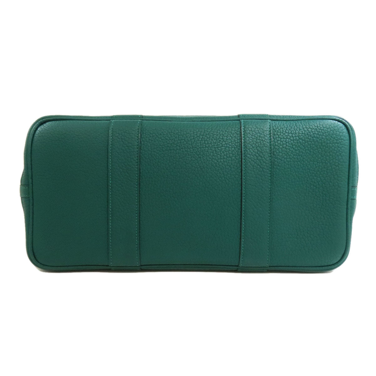 HERMES Tote Bag Negonda green Garden Party PM Malachite Silver Metal