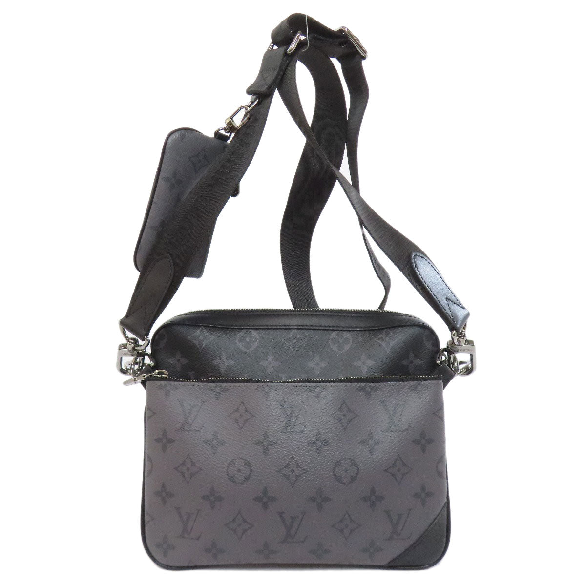 LOUIS VUITTON Shoulder Bag Monogram Eclipse black Trio Messenger
