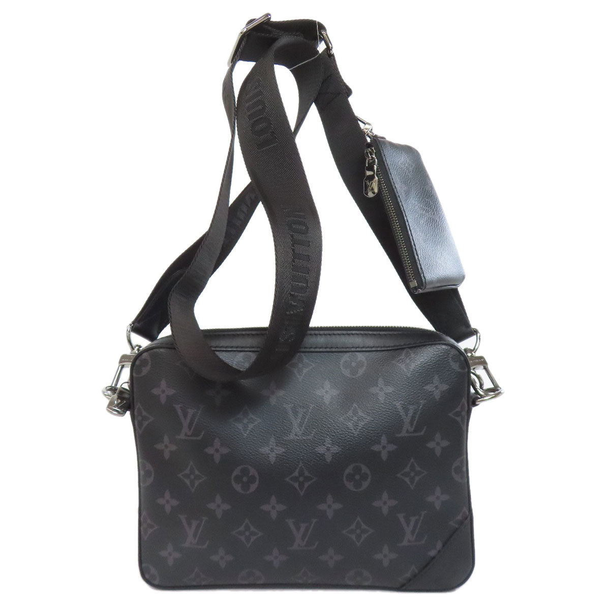 LOUIS VUITTON Shoulder Bag Monogram Eclipse black Trio Messenger