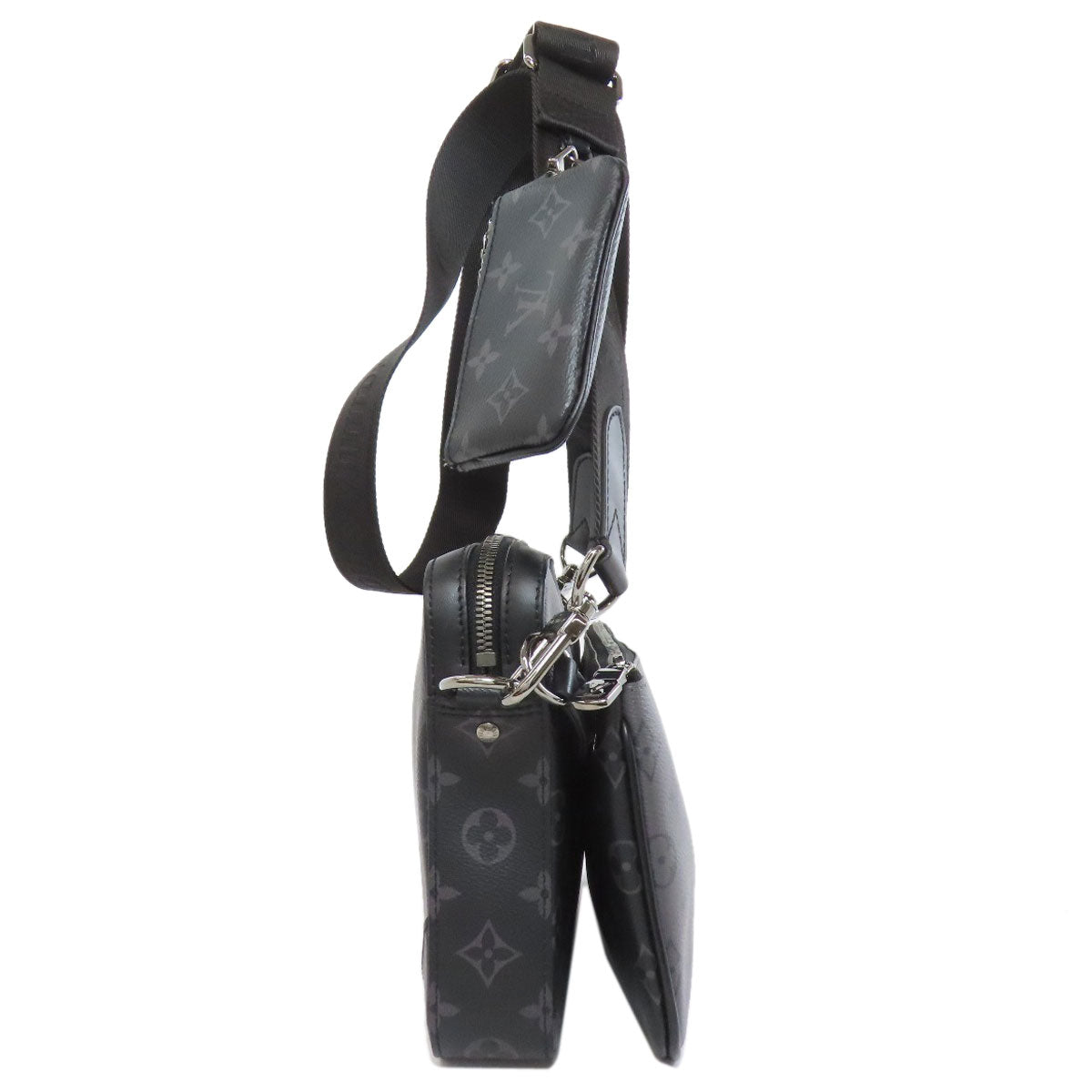 LOUIS VUITTON Shoulder Bag Monogram Eclipse black Trio Messenger